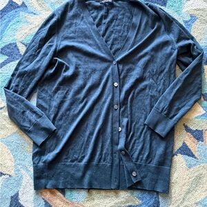 Banana Republic Deep Blue Women's Cardigan medium fit